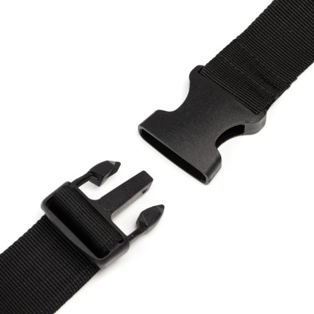 Tourist belt, with hooks, black, 140 cm-2