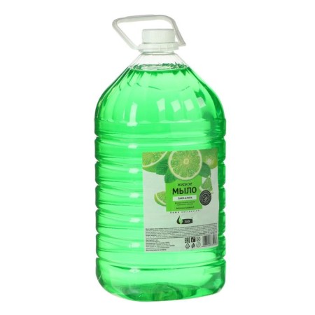 Rain liquid cream, antibacterial, lime-grinding, PET, 5 liters