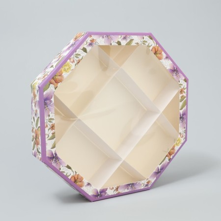 Confectionery box, packaging "Flower Gamma", 29 x 29 x 5 cm-2