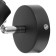 Bra Spot 79702/1 1x60W E14, black/gray 12x12x18 cm