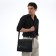 Male Business Bag, Textura, 3 external pockets, black color