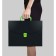 A4 portfolio folder, 700 μm, 1 department, calligrata, black with Salatov
