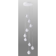 Светильник подвесной Crystal Lux, Gaspar 1870/309, G9, 9х3 Вт, 300х30х30 см, цвет белый
