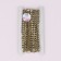 Metallized “Square” braid, 5 × 5 mm, 4.5 ± 0.5 m, gold color