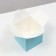 Blue folding box, 14 x 14 x 14 cm