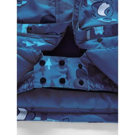 Ski costume for girls, blue color, height 98 cm-10