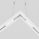 Corner power connector 15 cm, Exign, White
