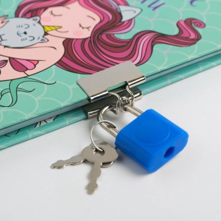 Notebook on the lock “My Magic Thoughts”, A6, 50 sheets.-3