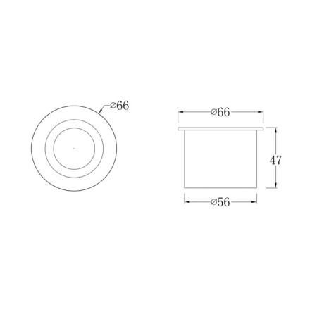 Introduced lamp Outdoor O037-L3W3K, 3W, 6.2x6.2x6.2 cm, LED, 120LM, 3000K, white color-1