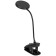 NLED-513-6W-BK desktop lamp LED battery on clothespin, black color