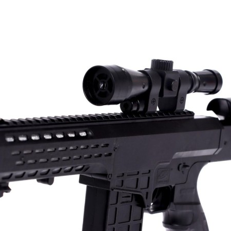 Sniper rifle, light, sound, works from batteries-4
