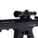 Sniper rifle, light, sound, works from batteries