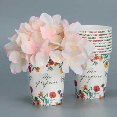 A glass for flowers "Flowers", 250 ml-3
