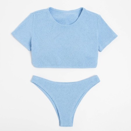 Separate Minaku women's swimsuit with a top color Blue, size 48-8