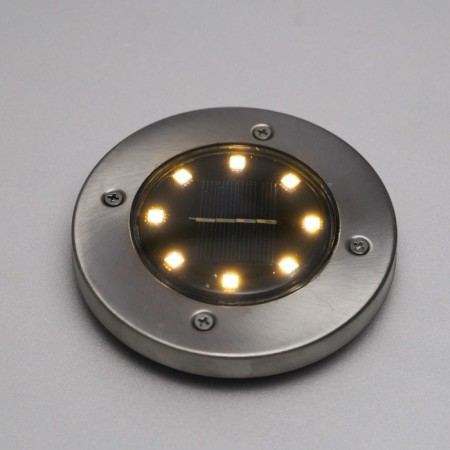 Sadovy lamp on the sunny battery, 11.5 × 13 × 11.5 cm, 8 LED, glow warm white-2