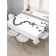 The tablecloth on the table “The anchor is immersed”, rectangular, Saten, size 145x180 cm