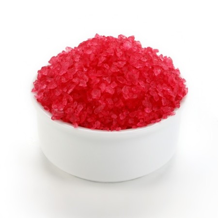 Natural sea salt for a bath, 1 kg (1000 g), raspberry aroma, beauty pantry-1