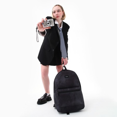 Backpack School Textile Nazamok, 42x14x28 cm, black color-8