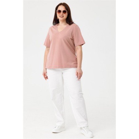 Female T -shirt, size 66, powder color-3