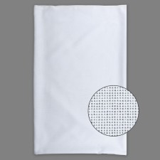 Canvas for embroidery, uniform interweaving, 100 × 150 cm, white color