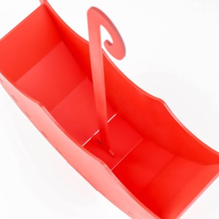 Kashpo wooden "umbrella" 15x26.6x8.7 cm red-4
