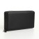 Male purse-clate on a zipper, black color