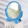 Mirror desktop “circle”, with a frame for a photo, D mirror surface 17.5 cm, color mix