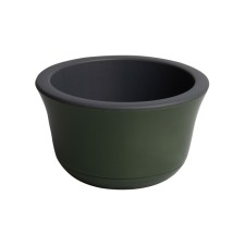 Горшок пластиковый Live-in-green с вкладкой «Омега», d=20 см, 2.4 л, цвет нефрит