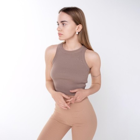 Top female, light brown color, size 44 (m)-1