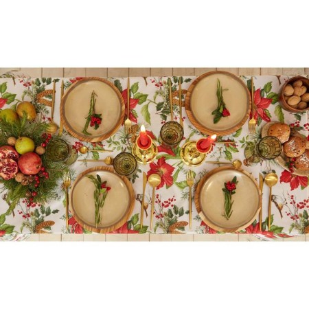 The tablecloth of the New Year's share "Decoration for the holiday" 145*180 +/- 2 cm, 100% p/e-2