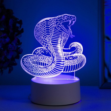 Cobra lamp Led RGB from the network 13.8x9.5x15 cm-8