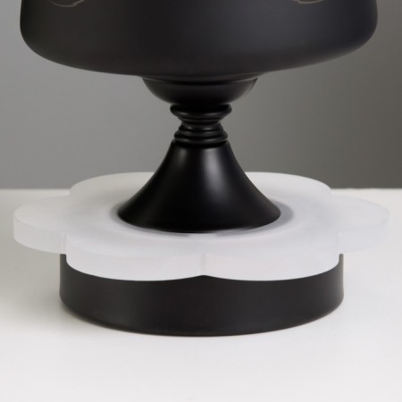 Aroma lace with backlight "Flower" E14 40W +RGB black 12.5x12.5x23 cm-4