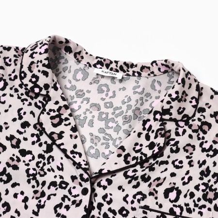 Female pajamas (shirt and shorts) KAFTAN LEO p. 52-54, pink-2