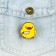 Icon "Dangerous duck", 3 x 3 cm