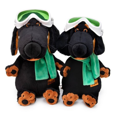 Soft toy "Waxon in ski glasses", 25 cm-4