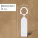 Garden tags for marking, 10.5 cm, set 20 pcs., Marker, plastic, white, Greengo