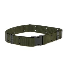 Tactical belt, 125 cm, width 5.3 cm, plastic buckle, khaki