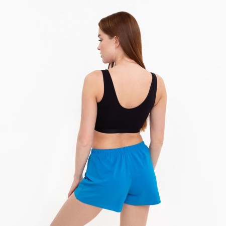Women's shorts, turquoise color, size 58-4