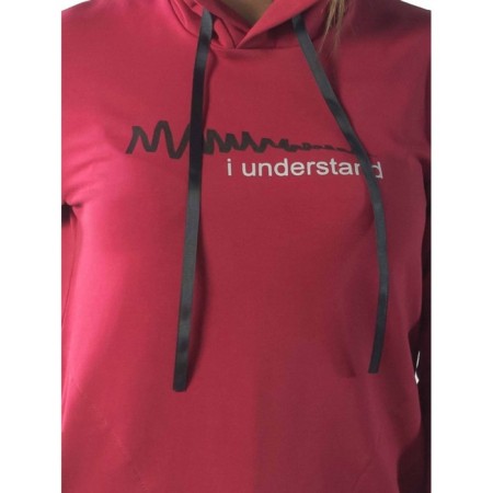 Female dress I understand, size 46, burgundy color-8