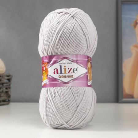 Yarn "Cotton Gold" 55% cotton, 45% acrylic, 330m/100g (533)