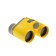 Children's binoculars VEBER EURIKA, 3 × 28Y, yellow color