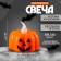Candle "Pumpkin", LED, species mix