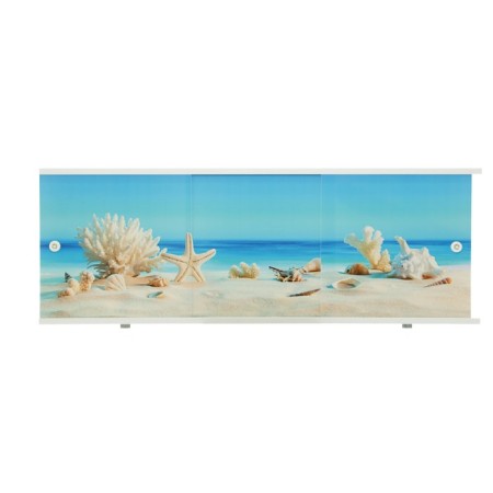 Bath screen "Premium art No. 49", 148 cm