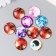 Decor (cabochon) for creativity glass "Cosmos" mix d = 2.5 cm