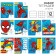 A set of notebooks is 20 pieces, 12 sheets, September 1, in a cage and ruler, cover coated paper, spider-man