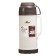 Thermos 1 l, with a glass flask, retains heat 12 hours, with a mug, brown