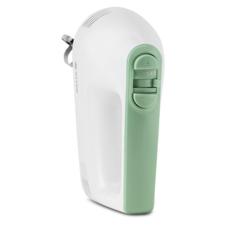 Mixer Vitek VT-1405, manual, 400 watts, 5 speeds, white-green-1