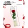 Soap rose of burgundy in a box