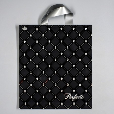 Perfect Chess package, polyethylene with a loop pen, 35 x 31 cm, 95 μm