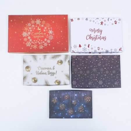 A set of boxes 10 in 1 "snowflakes", 32.5 x 20 x 12.5 - 12 x 7 x 4 cm-5